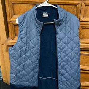 Asics Men's Quilted Blue Vest